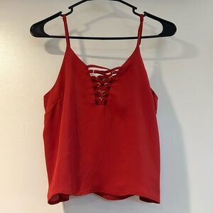 Charlotte Russe CrissCross Tank Blouse